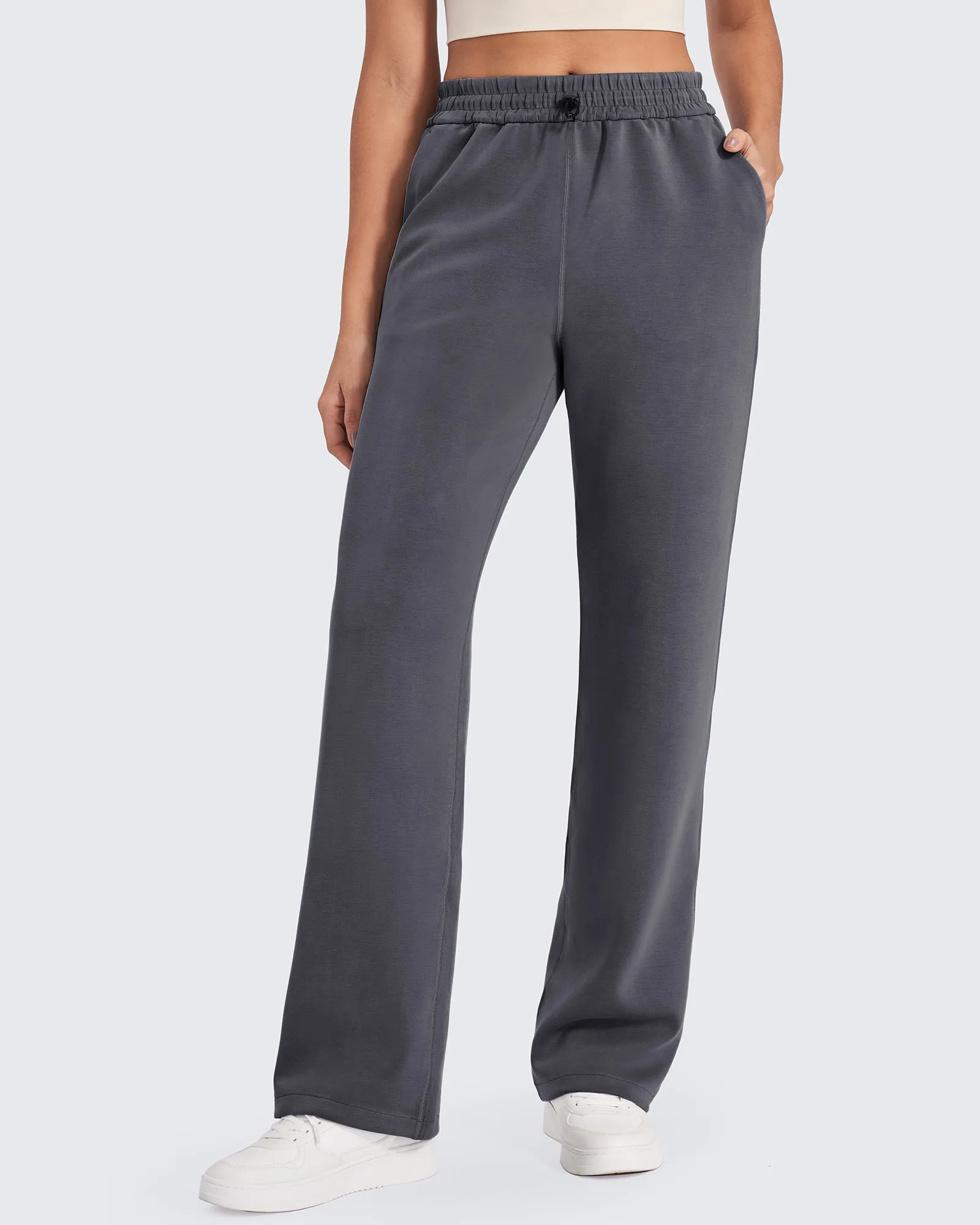 Smoofit Mid-Waist Wide Leg Sweatpants Tall sold by G4free product image thumbnail 4