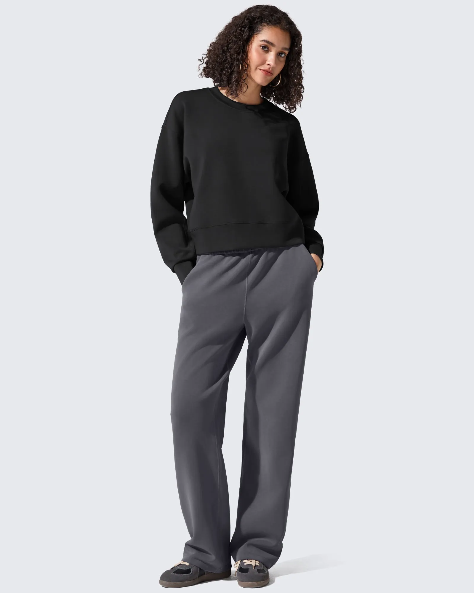 Smoofit Crewneck Pullover Loose Sweatshirts sold by G4free product image thumbnail 4