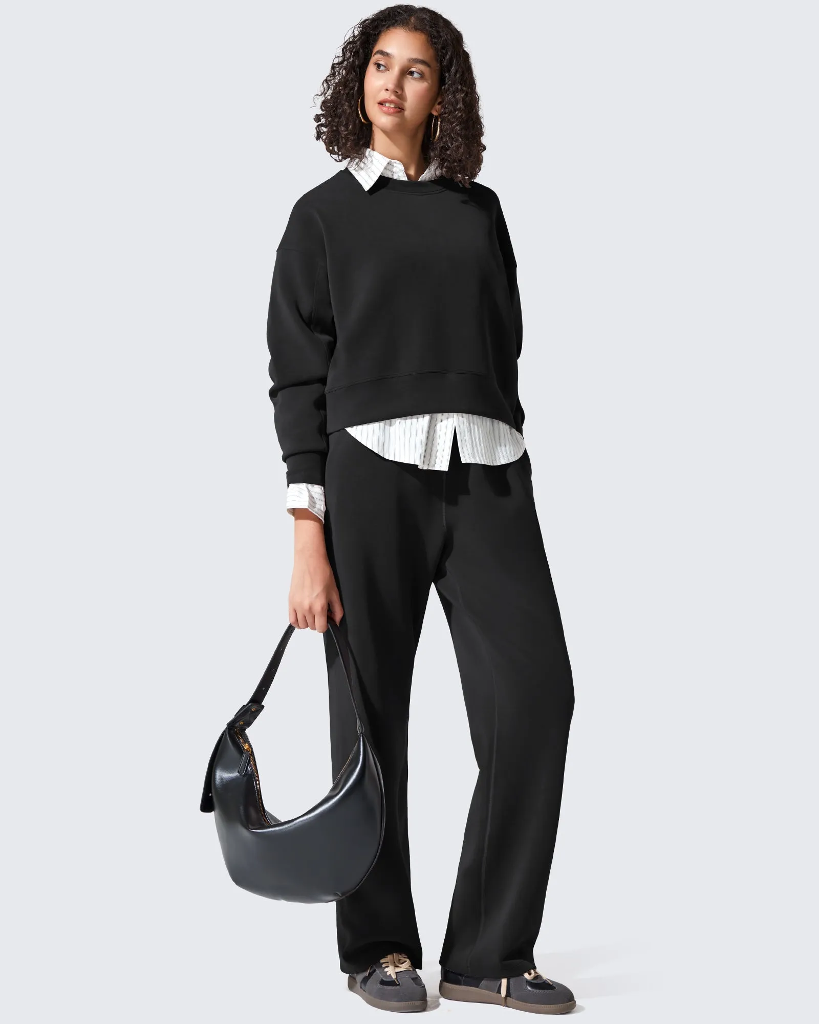 Smoofit Crewneck Pullover Loose Sweatshirts sold by G4free product image thumbnail 5