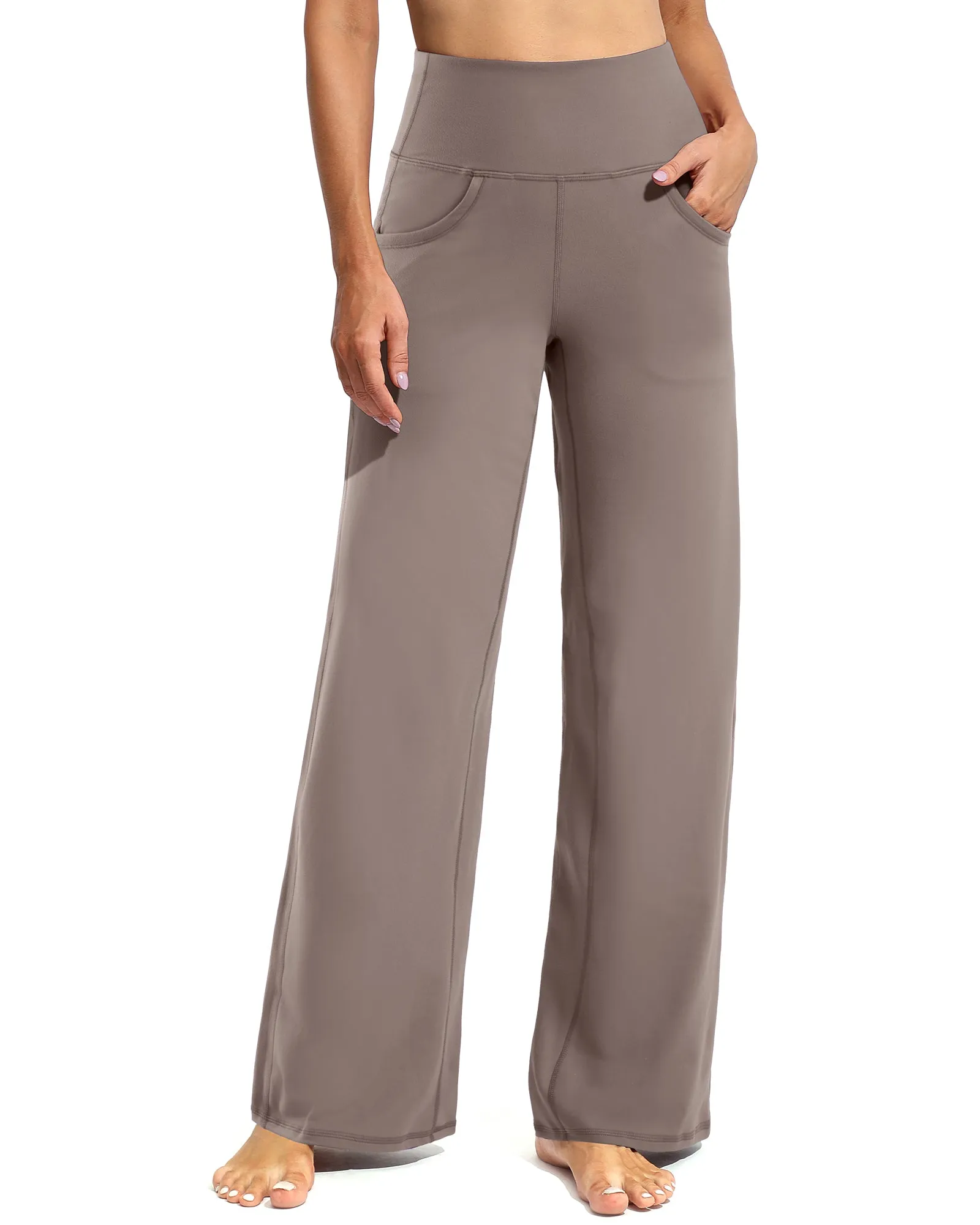 Wide Leg Pants Woman Yoga Pants with Pockets Tall sold by G4free product image thumbnail 5
