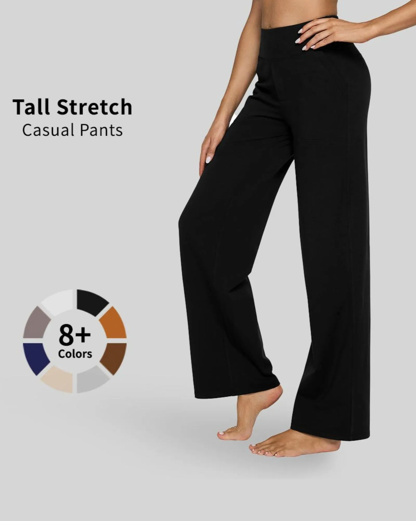 Loose High-Rise Business Casual Pants sold by G4free