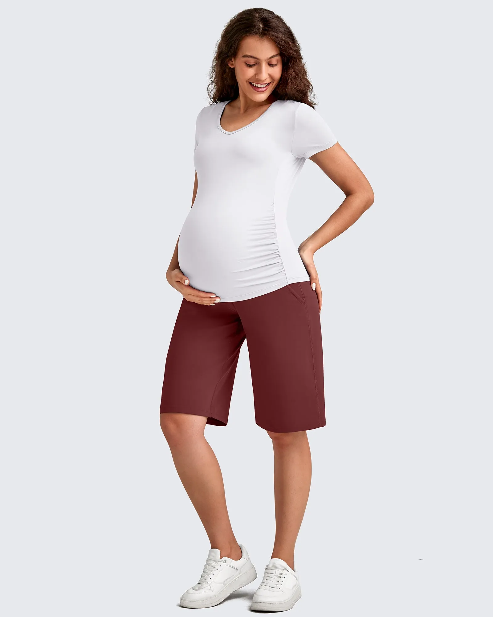 EverGoing Maternity Athletic Bermuda Shorts 12'' sold by G4free product image thumbnail 4