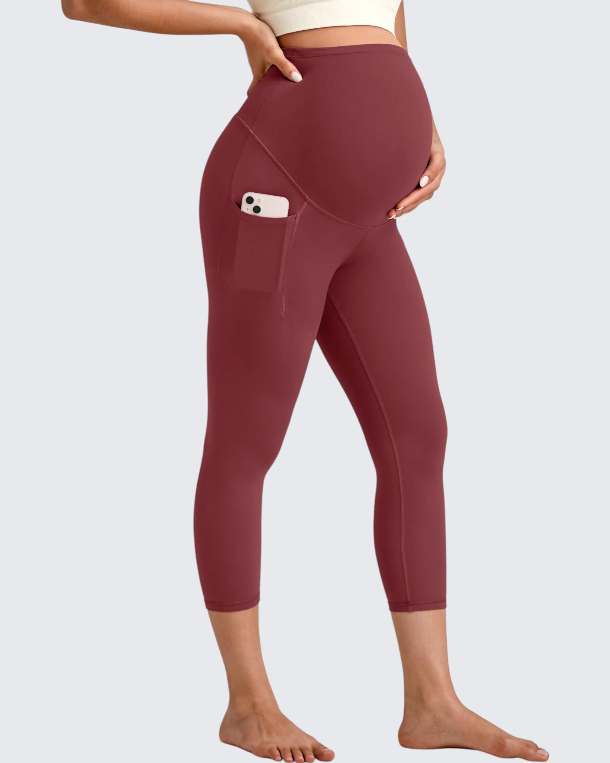 BareFeel Pregnancy Capri Leggings 21'' sold by G4free