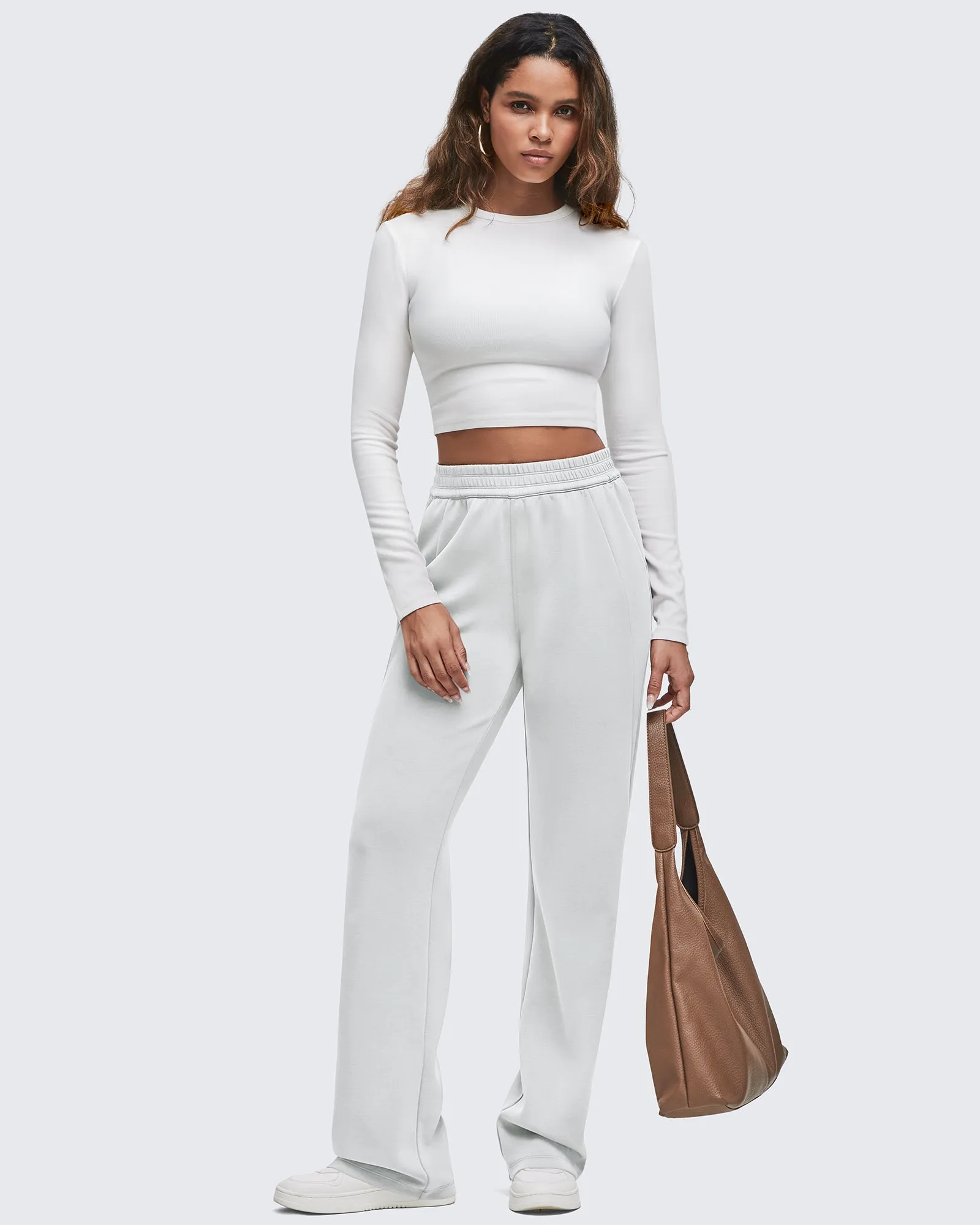 Smoofit Elastic-Waist Wide Leg Sweatpants Tall sold by G4free product image thumbnail 4