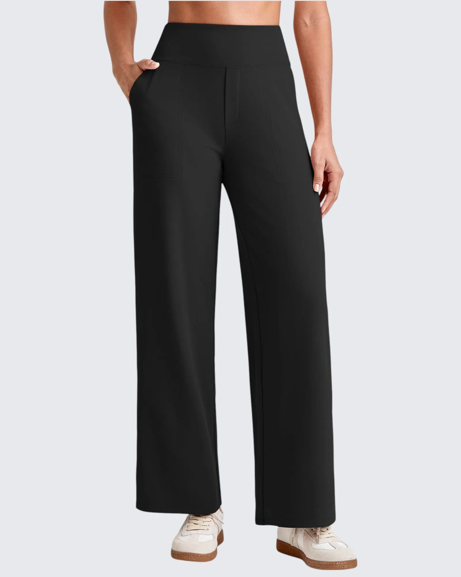 High Waist Stretch Dressy Cropped Pants 29.5'' sold by G4free