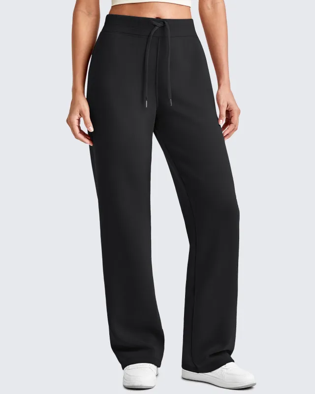 Smoofit Wide Leg Elastic Drawstring Sweatpants sold by G4free