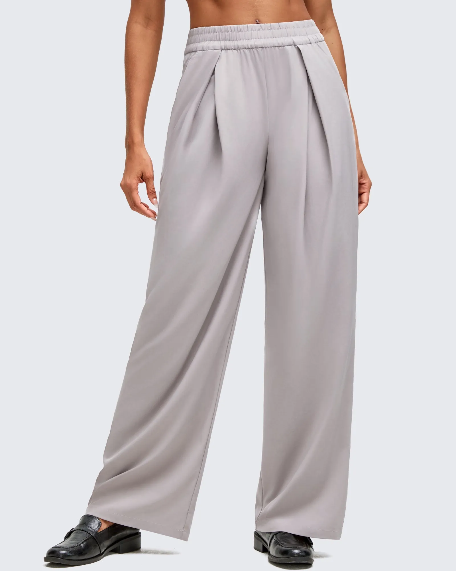 ShiftReady Lightweight Front Pleat Wide Leg Pants sold by G4free product image thumbnail 2