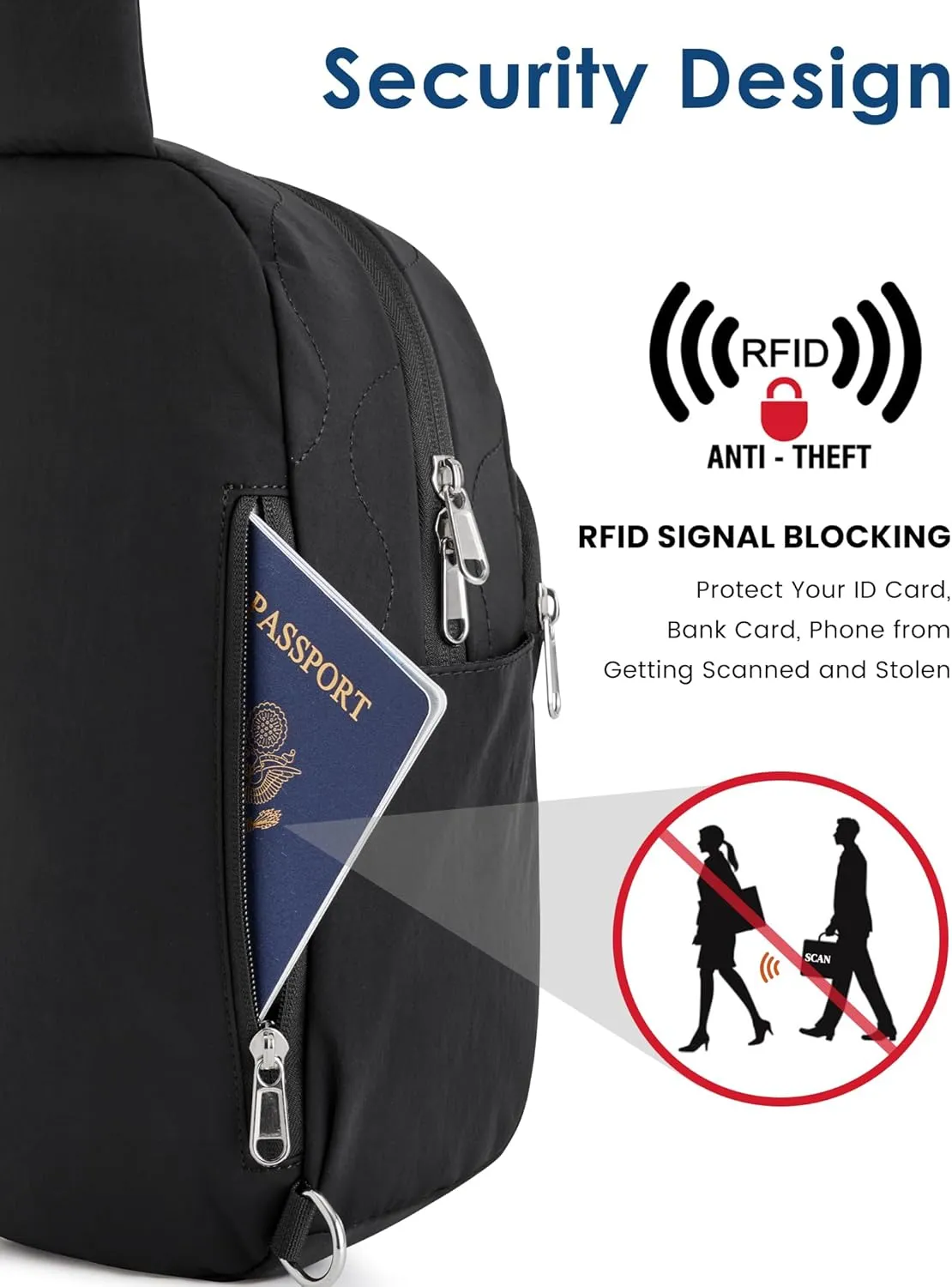 G4Free Women Crossbody Casual Sling Chest Backpack sold by G4free product image thumbnail 5