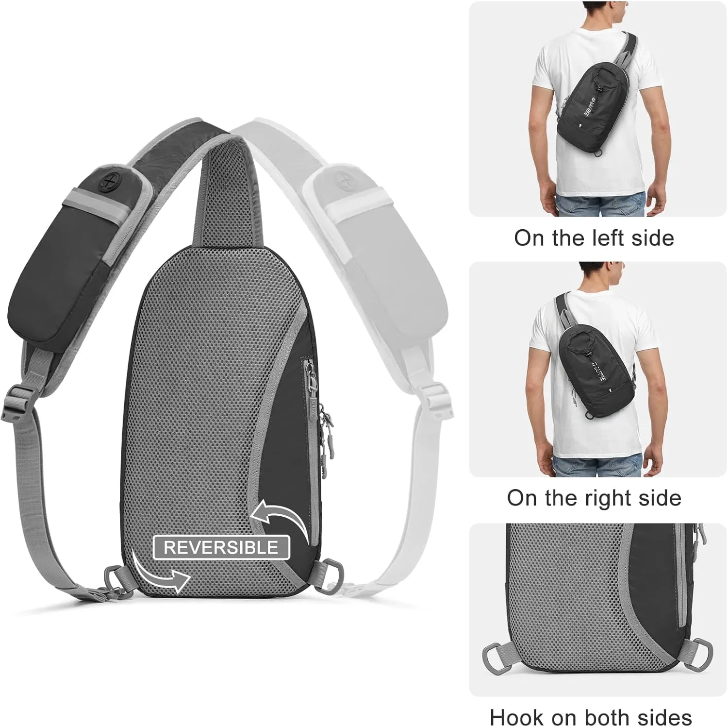 G4Free RFID Blocking Lightweight Crossbody Chest Shoulder Bag sold by G4free product image thumbnail 2