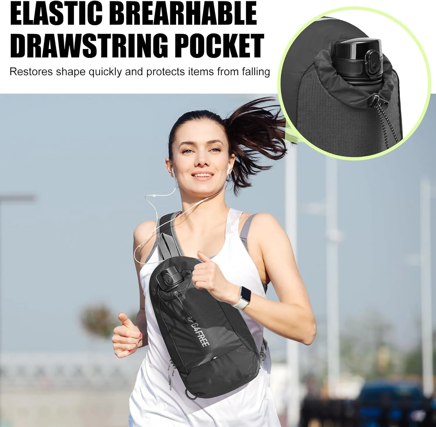 G4Free RFID Blocking Lightweight Crossbody Chest Shoulder Bag sold by G4free product image thumbnail 3