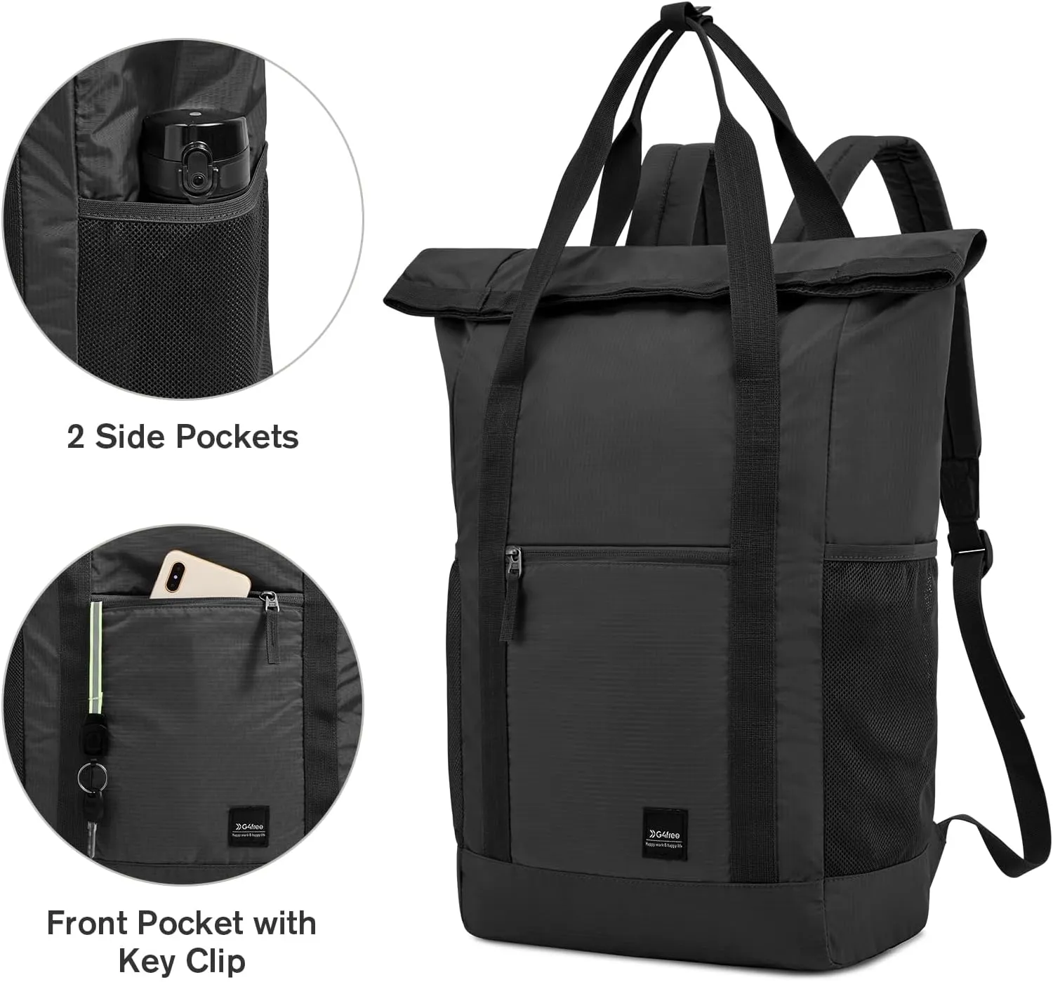 G4Free 40L Packable Backpack Waterproof Travel Backpack sold by G4free product image thumbnail 5