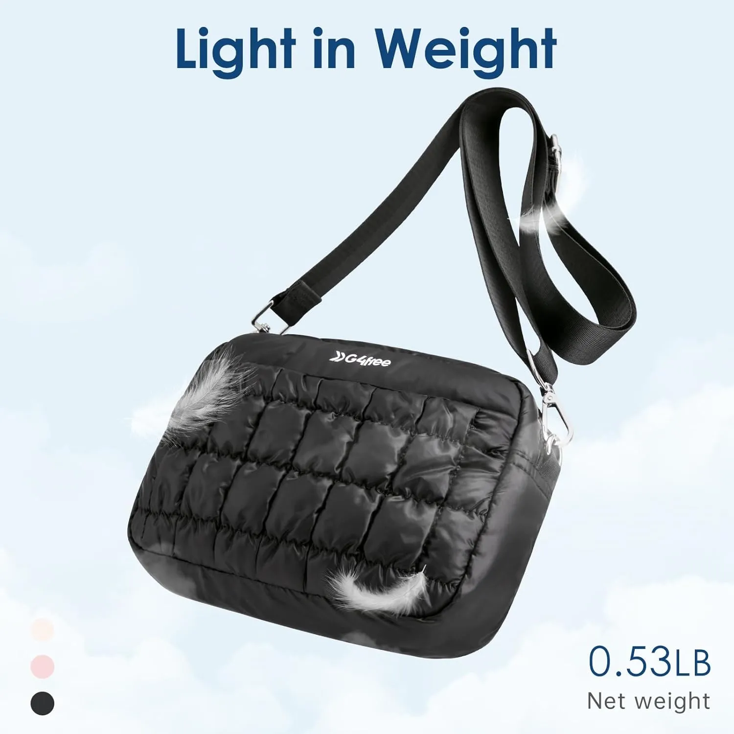 G4Free Women Quilted Clutch Puffer Crossbody Bag sold by G4free product image thumbnail 5