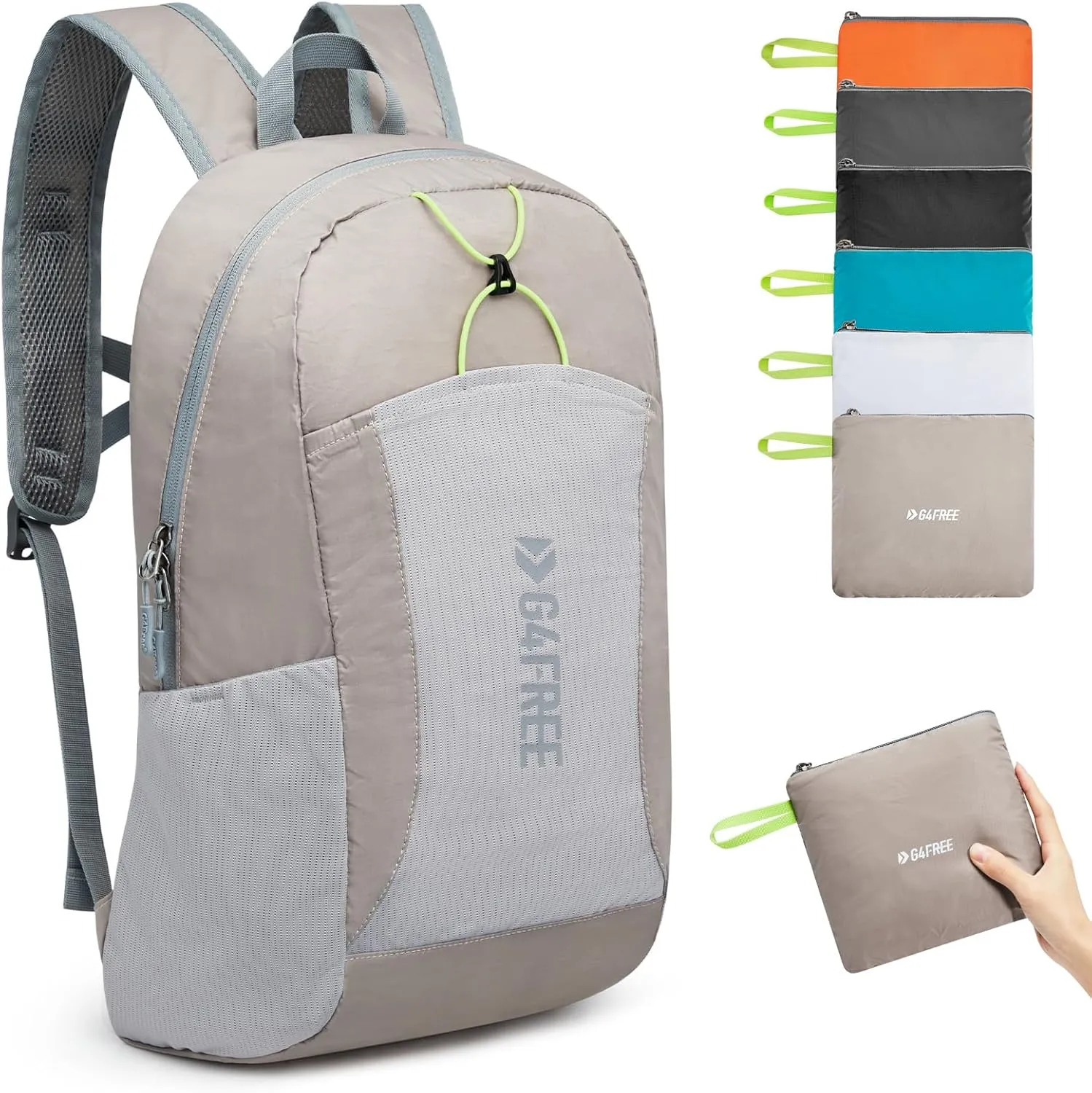 G4Free 24L Small Packable Water Resistant Hiking Travel Backpack sold by G4free