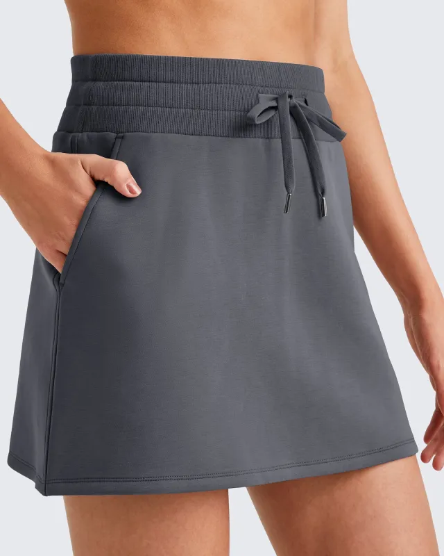 Smoofit Casual Drawstring Sweat Skirts sold by G4free