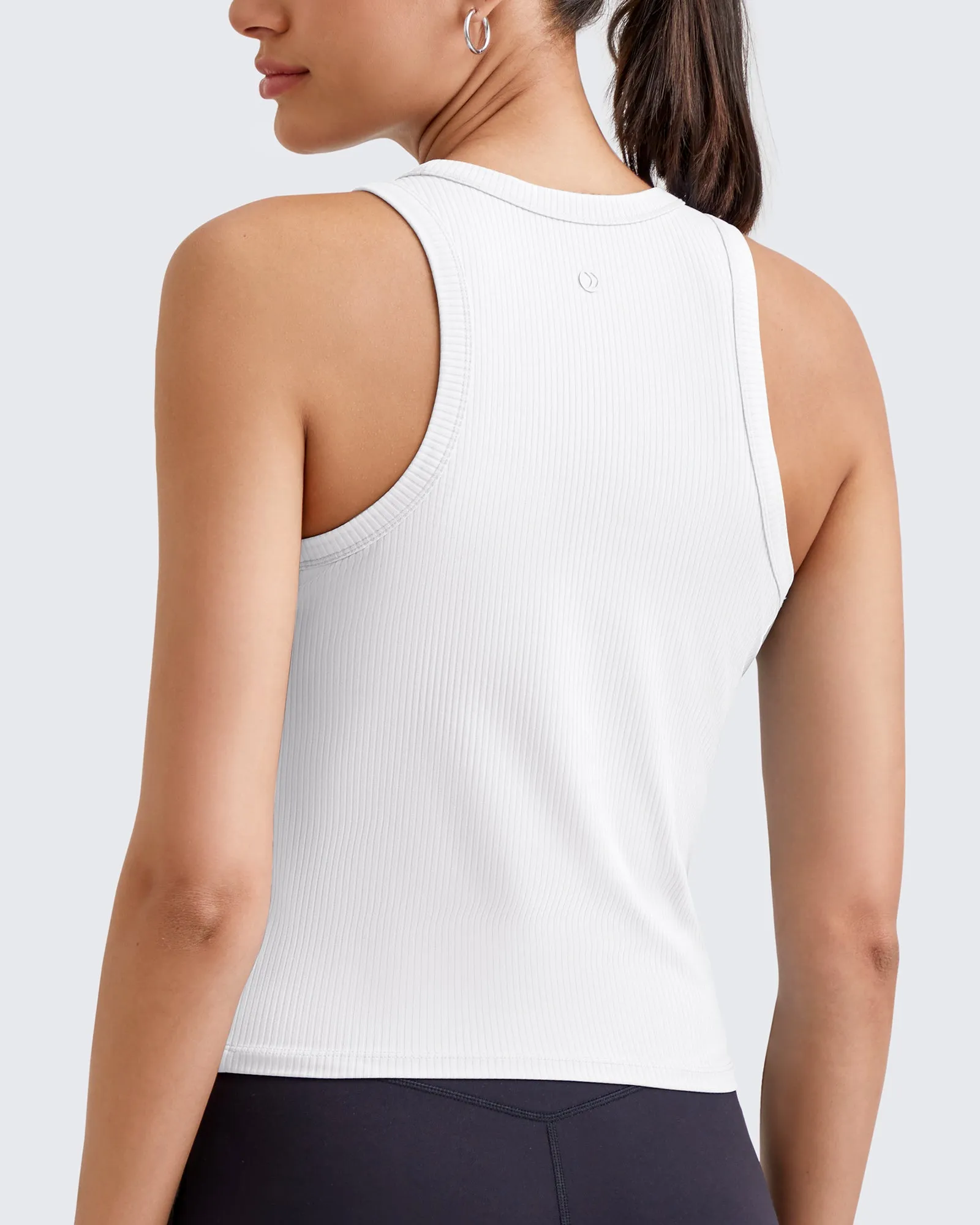 Ribbed Slim Racerback Athletic Tanks sold by G4free product image thumbnail 3