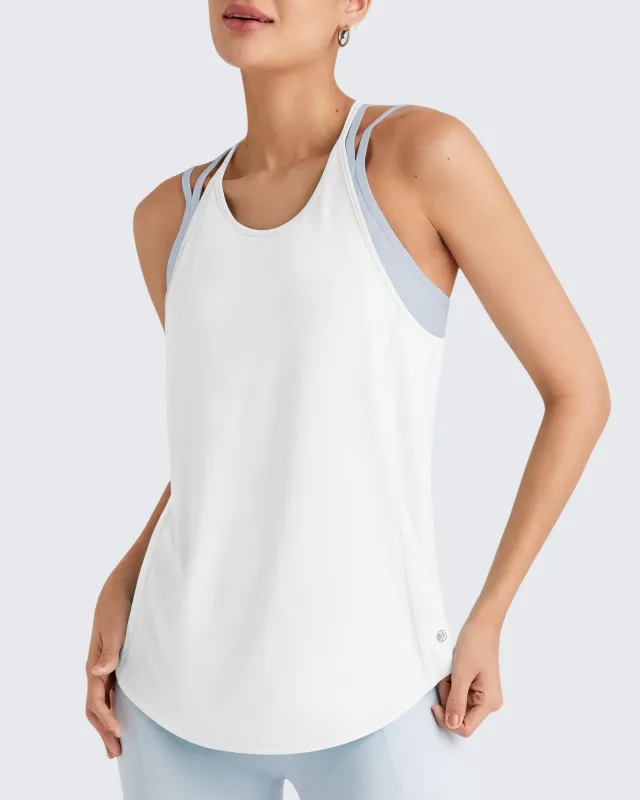 Quick Dry Y Back Athletic Sleeveless Tanks sold by G4free