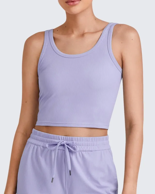 Ribbed Slim Workout Tank Crop Tops sold by G4free
