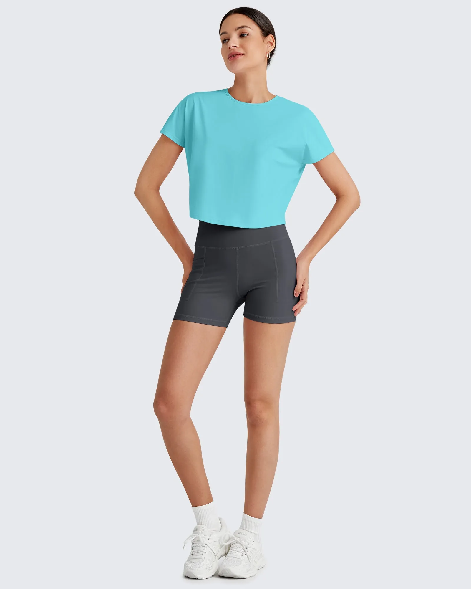 Lightbreeze Batwing Sleeve Workout Tops sold by G4free product image thumbnail 4