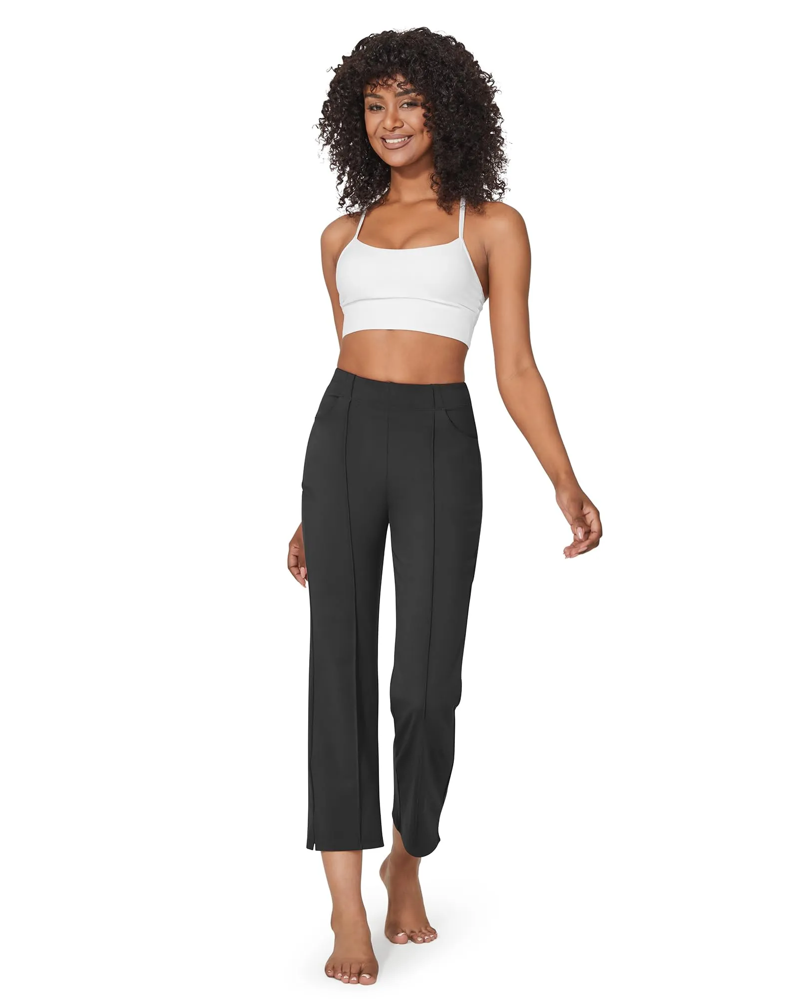 EverGoing Stretch Mid-Waist Flare Business Casual Pants sold by G4free product image thumbnail 2
