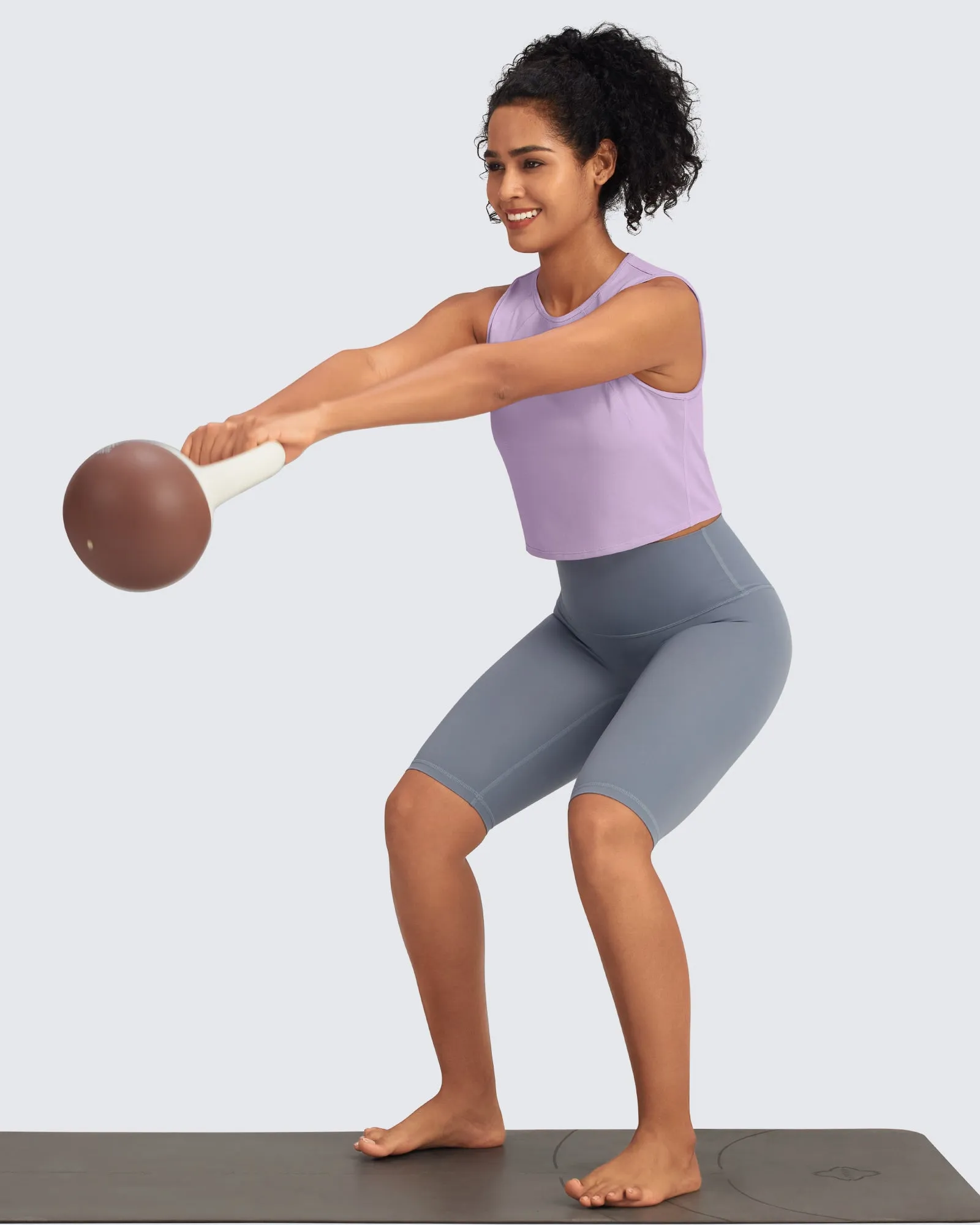 Racerback Crop Sleeveless Tank Tops sold by G4free product image thumbnail 4