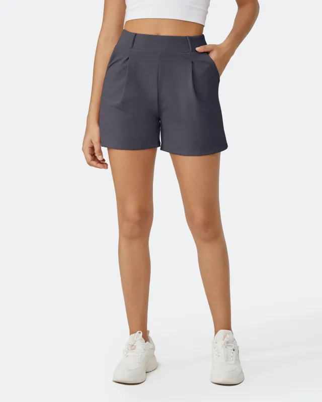 High-Waisted Casual Suit Shorts sold by G4free