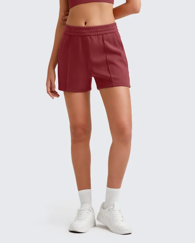 Smoofit Front Pleats Elasticity Sweat Shorts sold by G4free