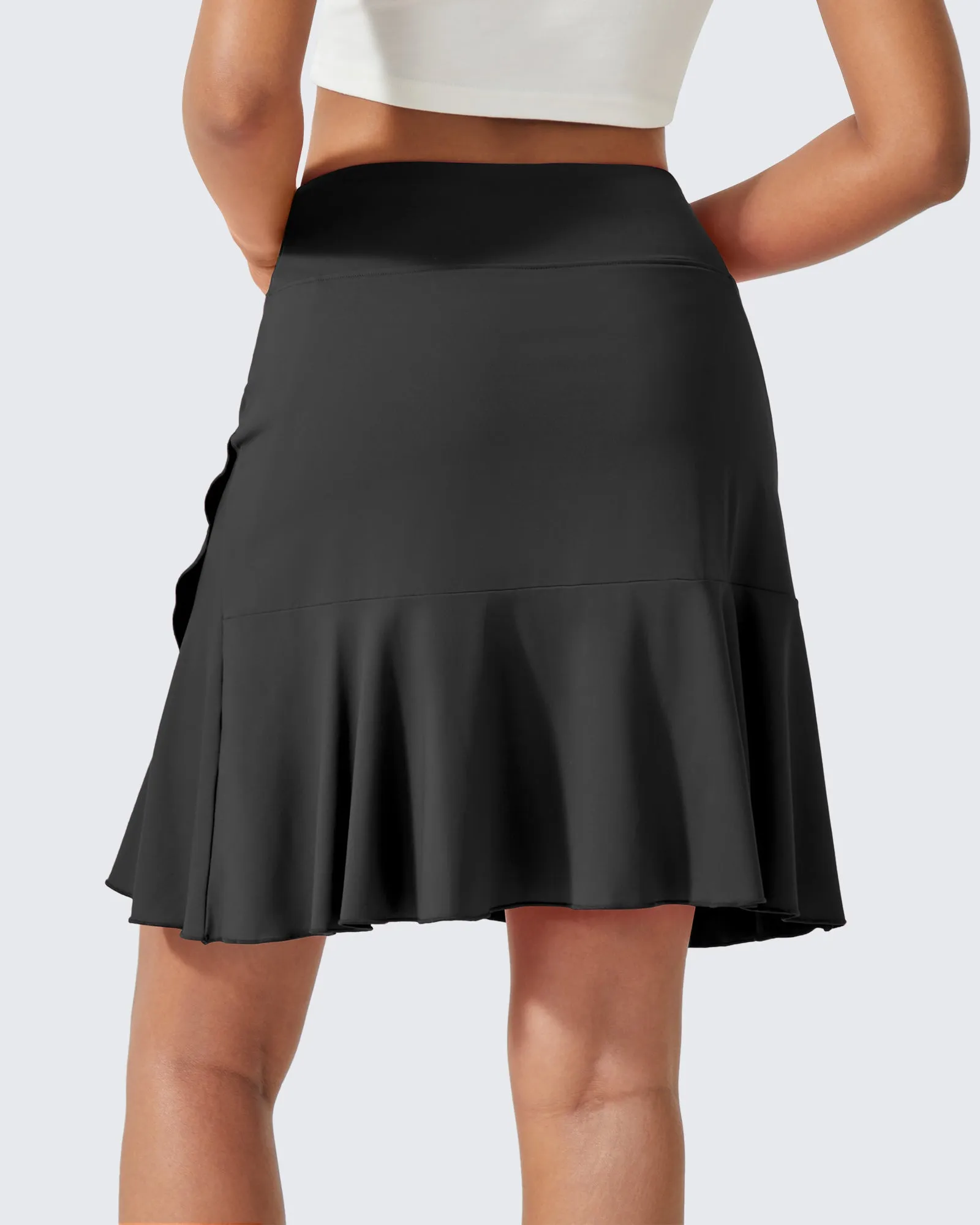 High-Waist Pleated Casual Skorts 20'' sold by G4free product image thumbnail 2