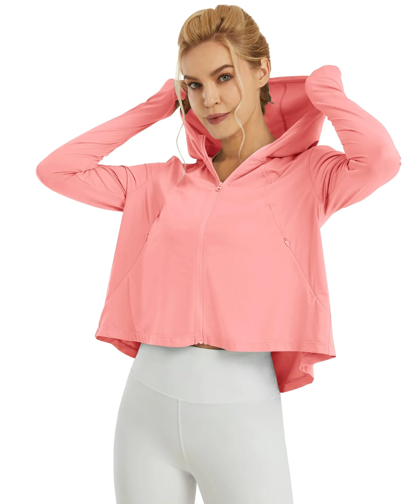 UV Sun Crop Zip Hoodie Long Sleeve sold by G4free product image thumbnail 5