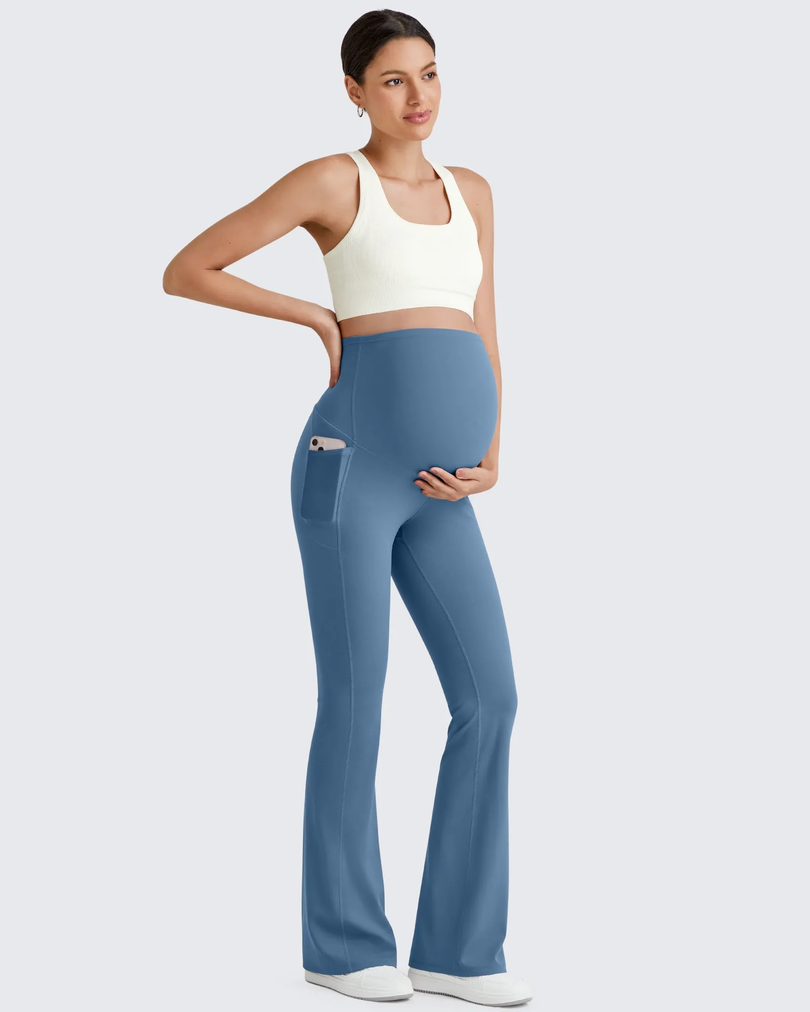 BareFeel Pregnancy Dress Flare Leggings sold by G4free