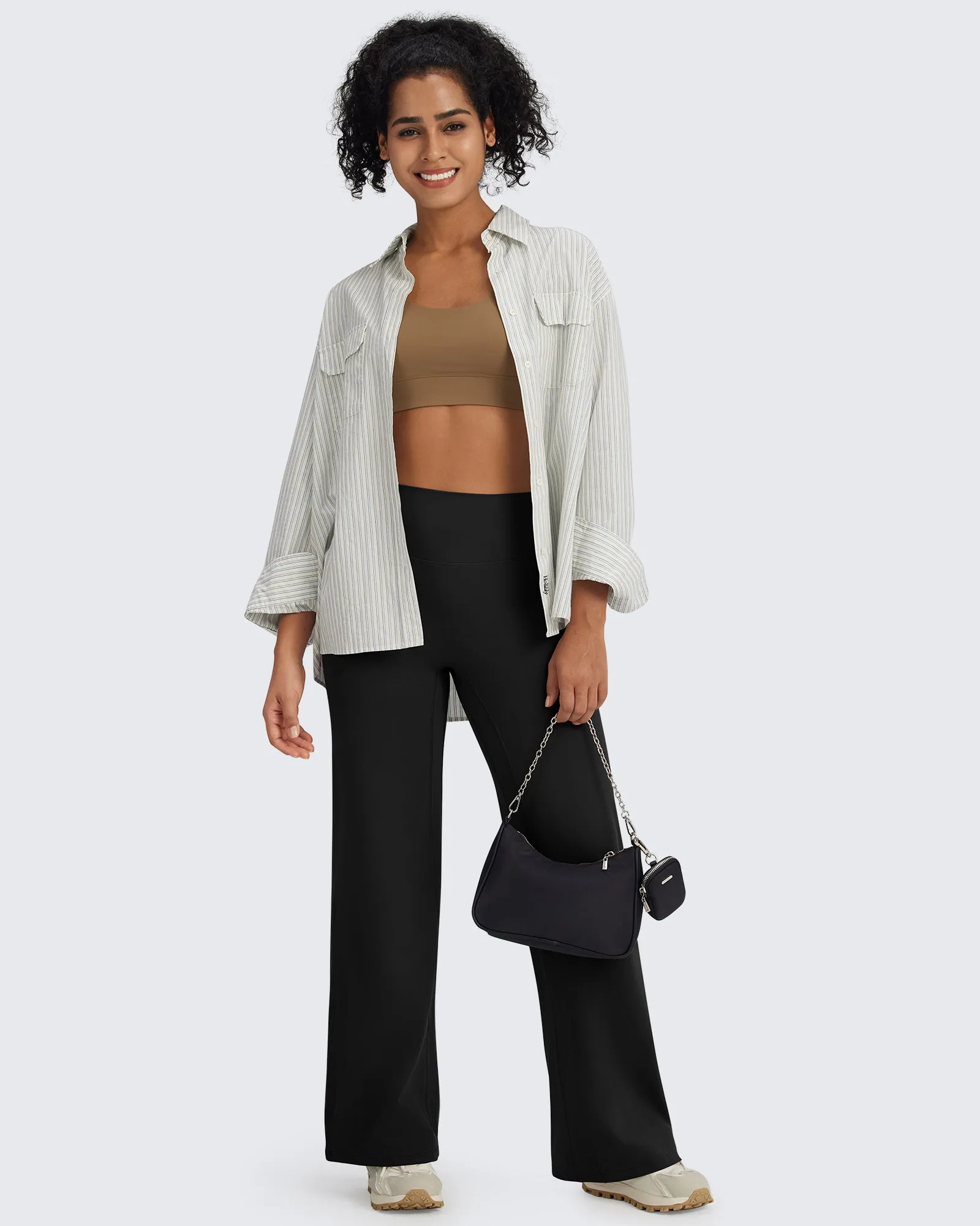 BareFeel Wide Leg High-Waisted Pants Tall sold by G4free product image thumbnail 4