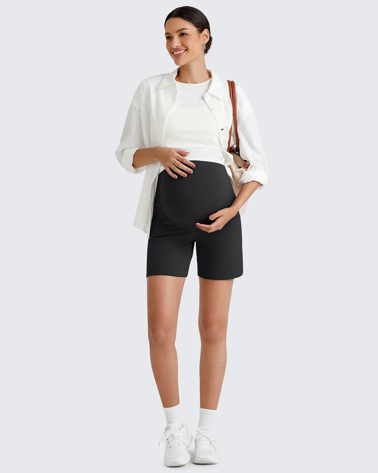 BareFeel Pregnancy Belly Workout Shorts 6 sold by G4free product image thumbnail 3
