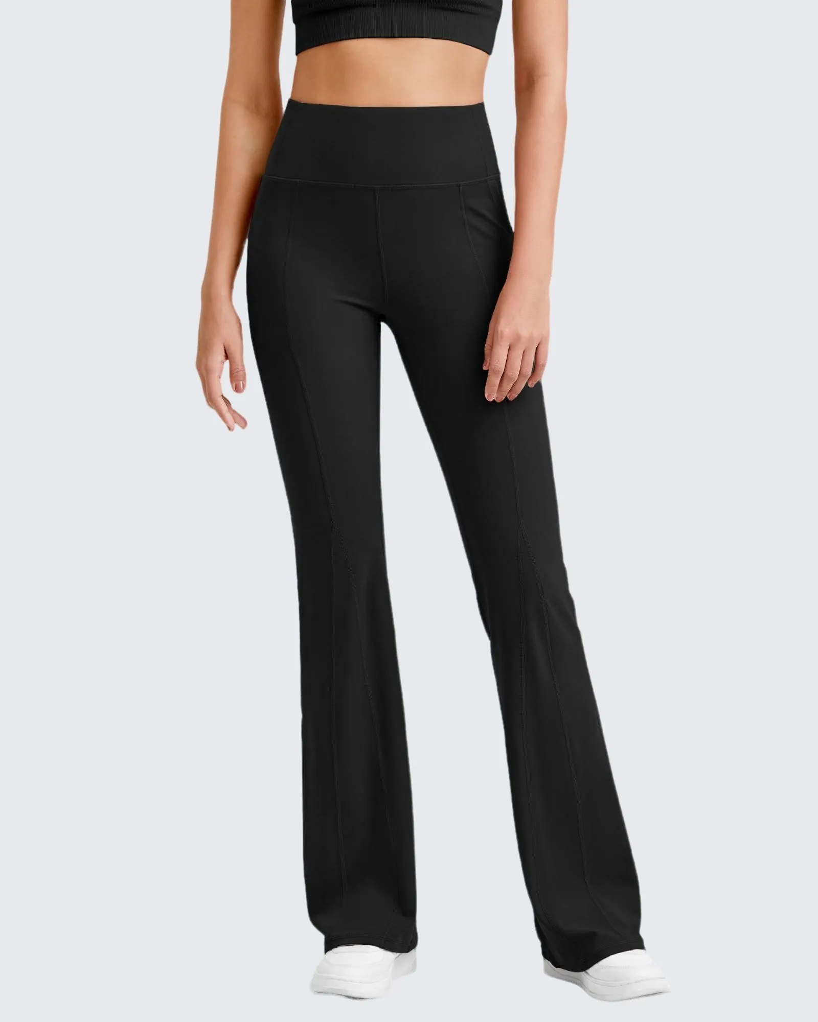 BareFeel High-Rise Flare Yoga Casual Pants sold by G4free