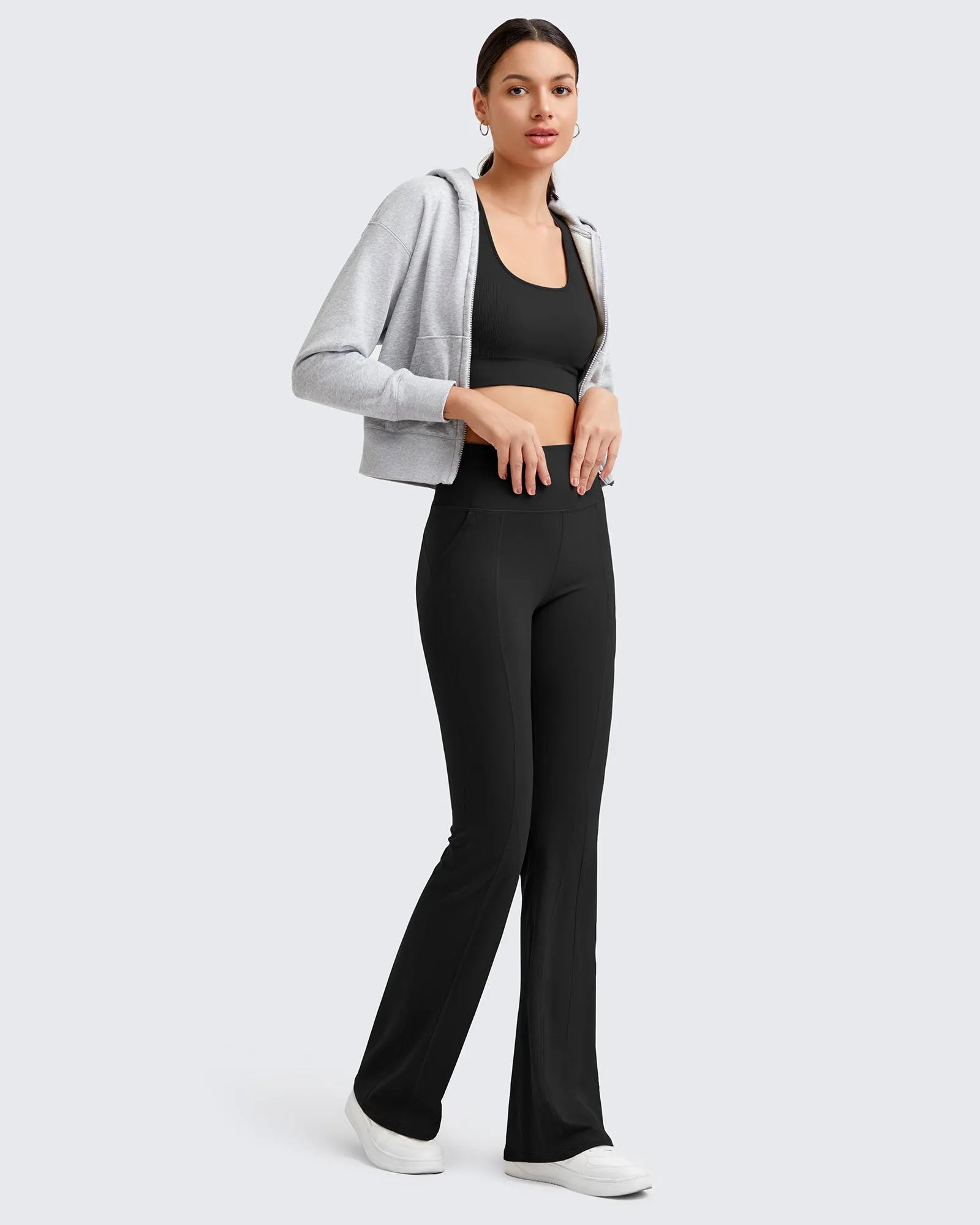 BareFeel High-Rise Flare Yoga Casual Pants sold by G4free product image thumbnail 4
