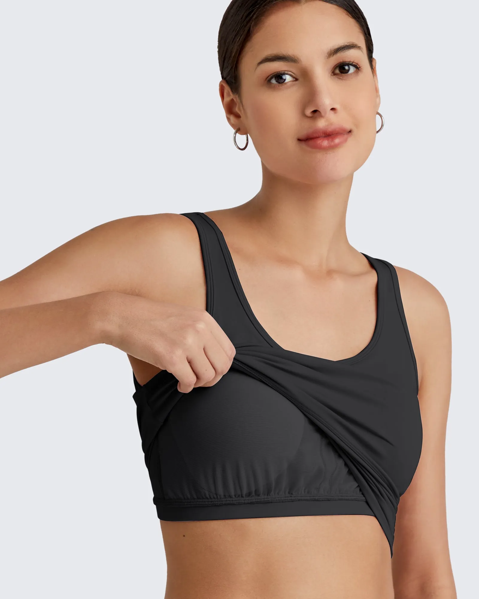 BareFeel Built in Bra Workout Tank Tops sold by G4free product image thumbnail 5