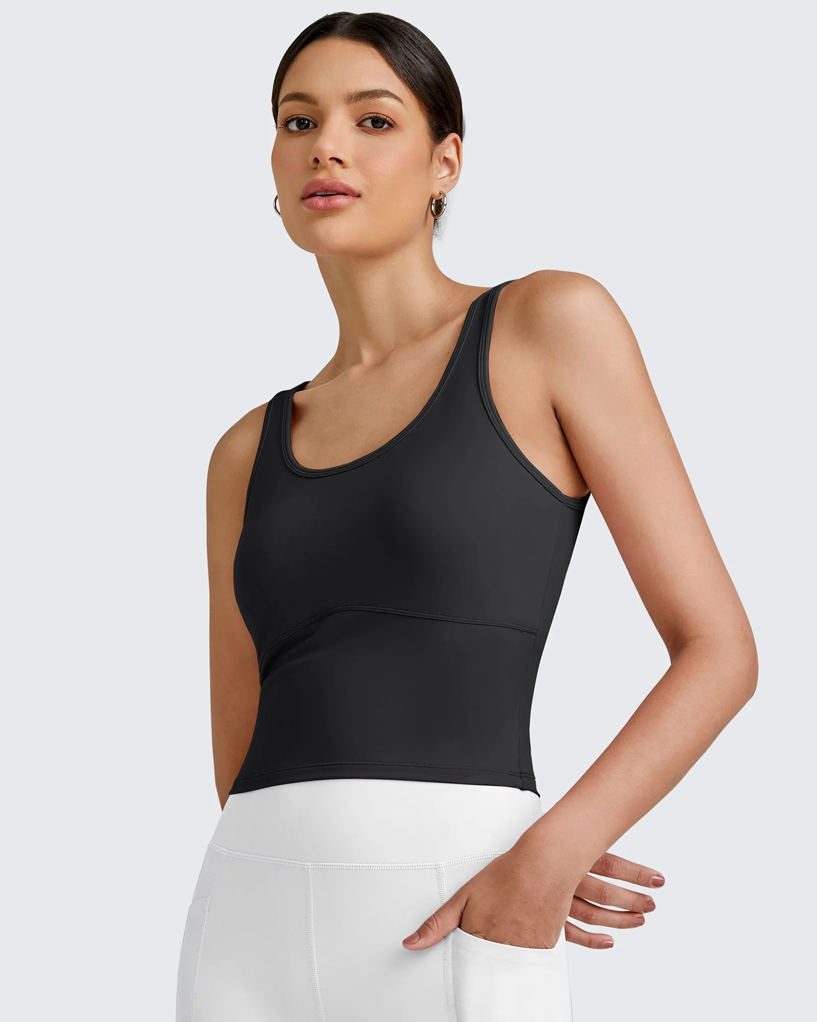 BareFeel Built in Bra Workout Tank Tops sold by G4free product image thumbnail 3