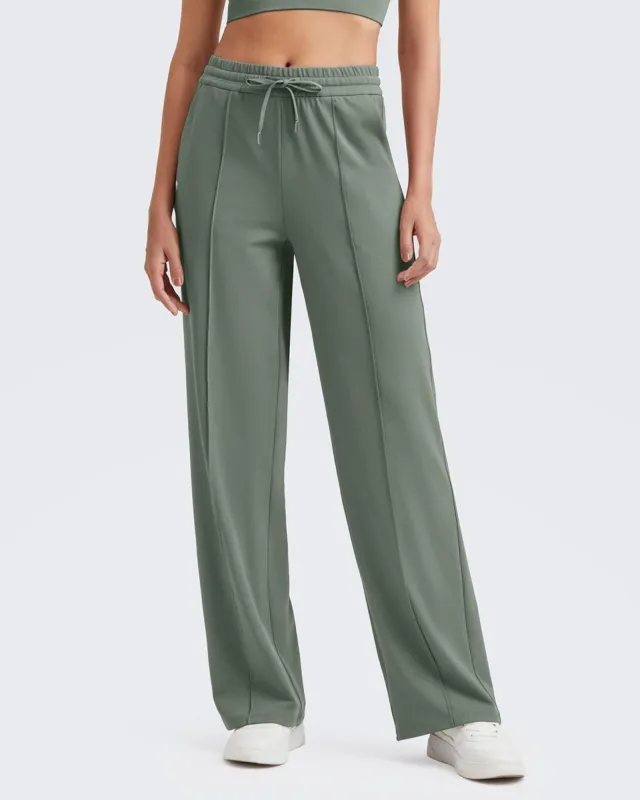 Loose Front Pleats Drawstring Casual Pants sold by G4free