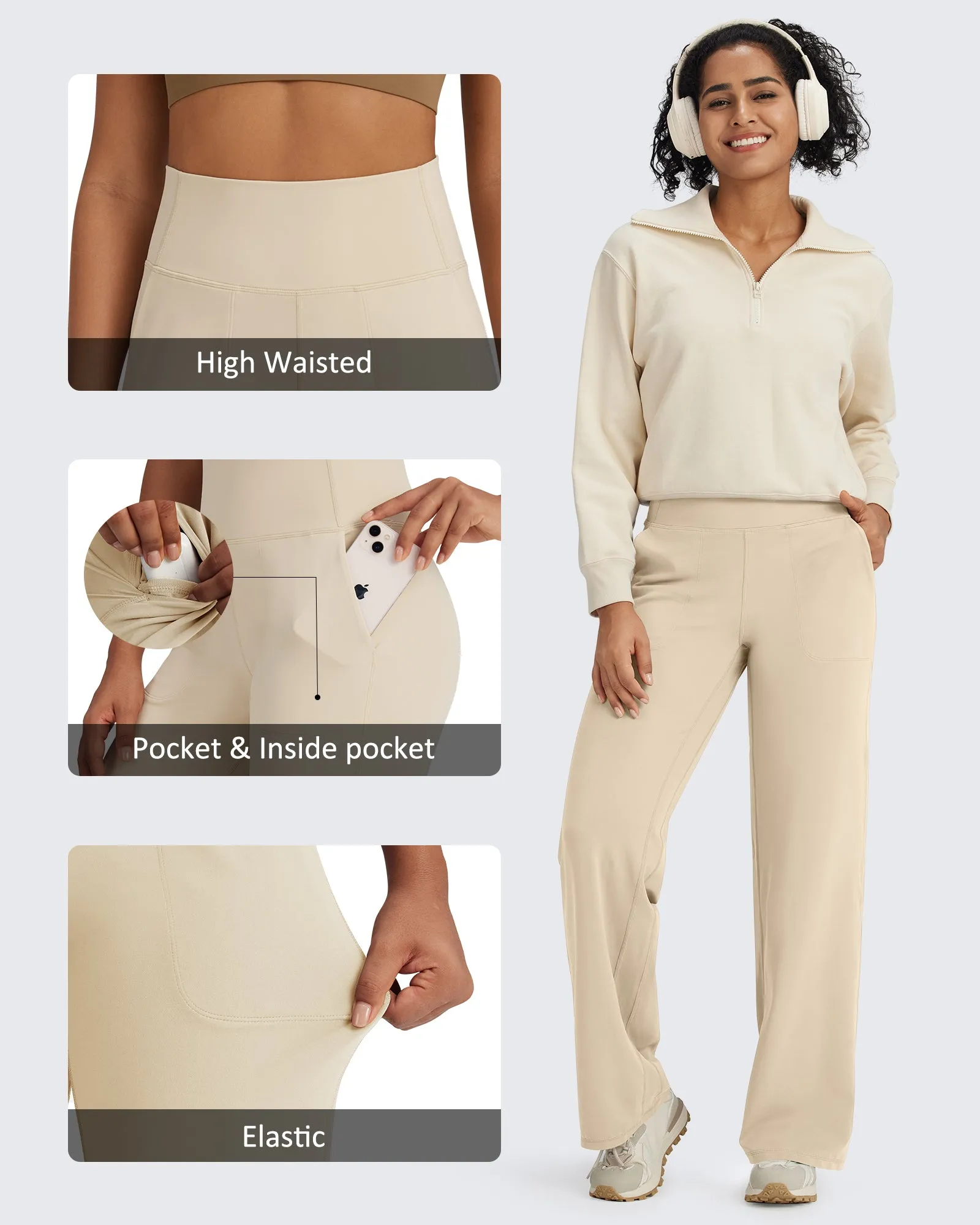 BareFeel Seamless High-Waist Dressy Pants Petite sold by G4free product image thumbnail 5