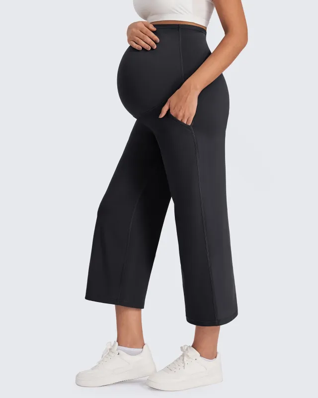 Maternity Capris Cropped Yoga Pants 21'' sold by G4free