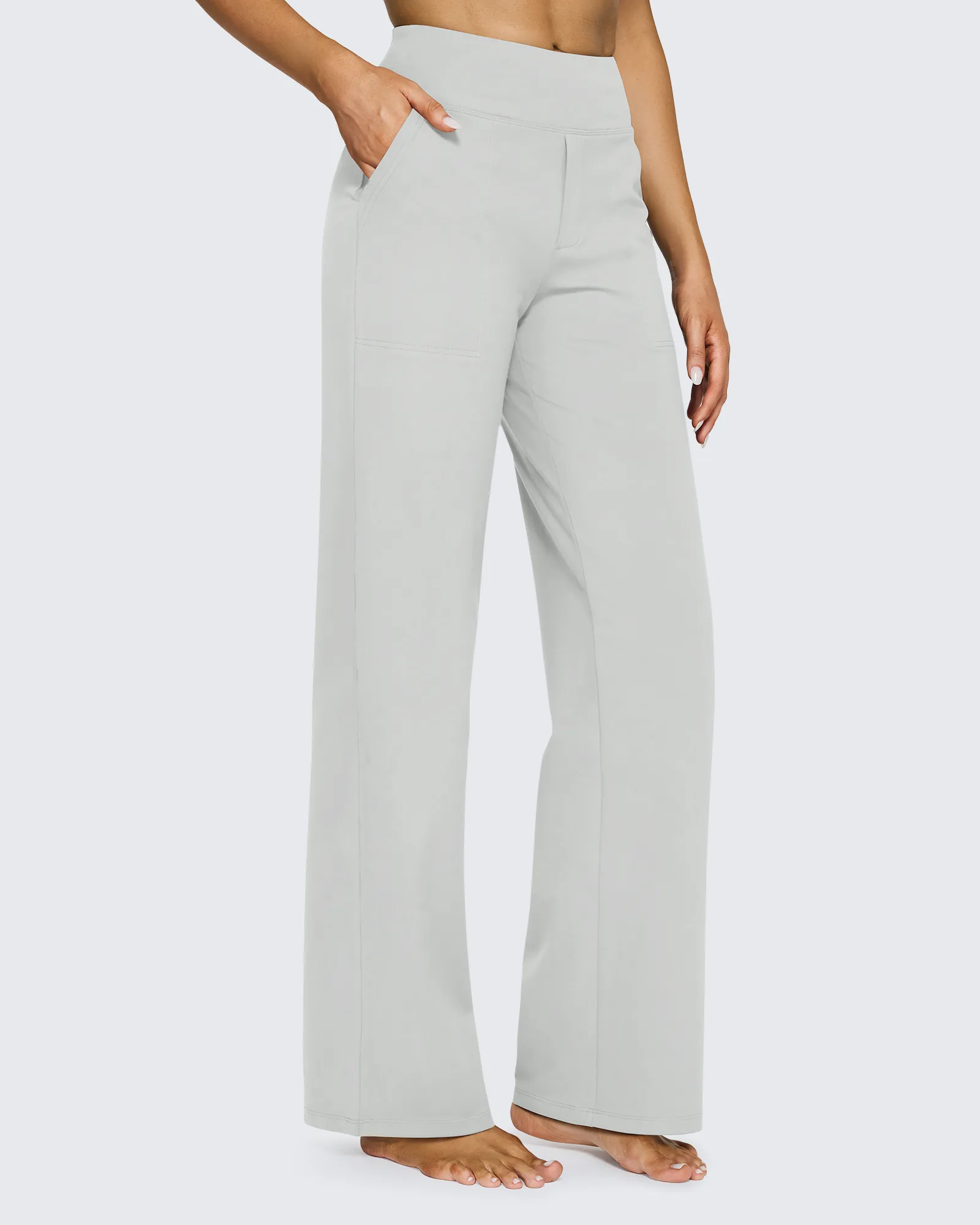 Loose High-Waist Business Casual Pants 29'' sold by G4free product image thumbnail 3