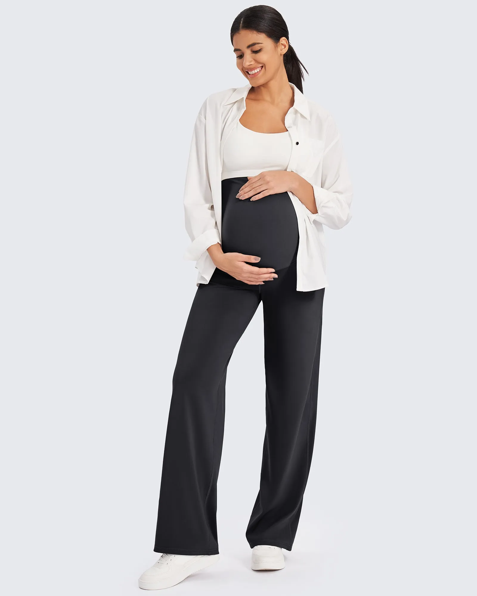 EverGoing Maternity Stretch Wide Leg Pants sold by G4free product image thumbnail 2
