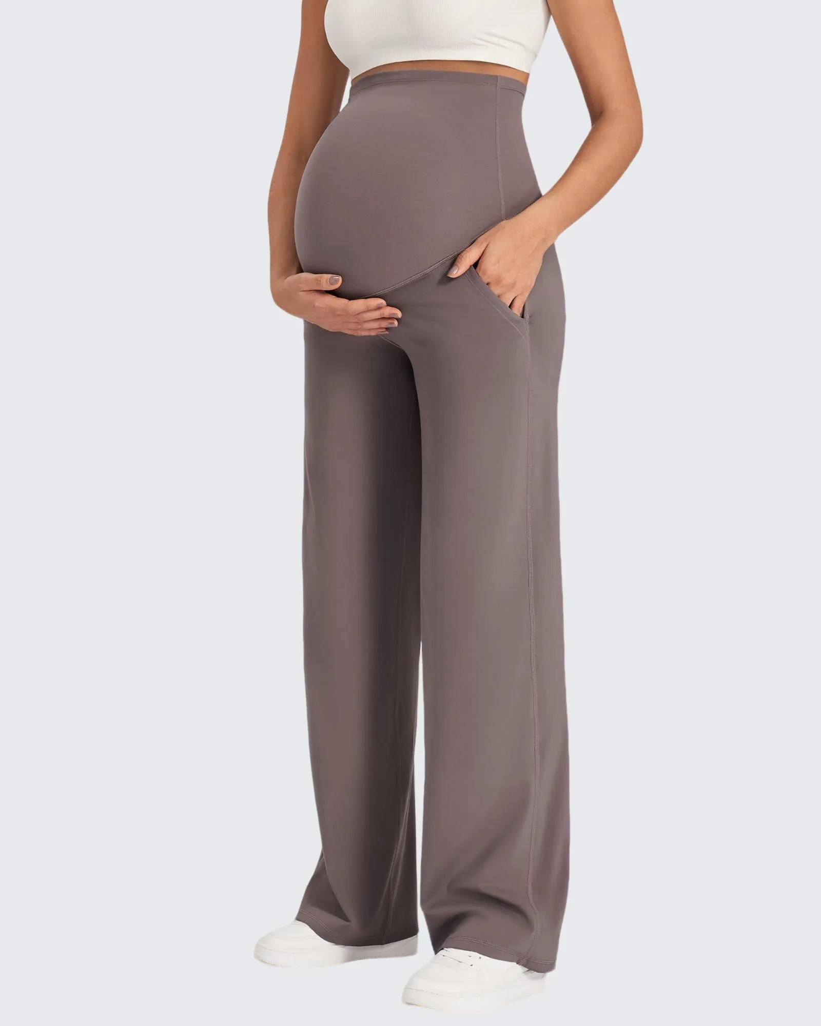 EverGoing Maternity Stretch Wide Leg Pants sold by G4free product image thumbnail 5