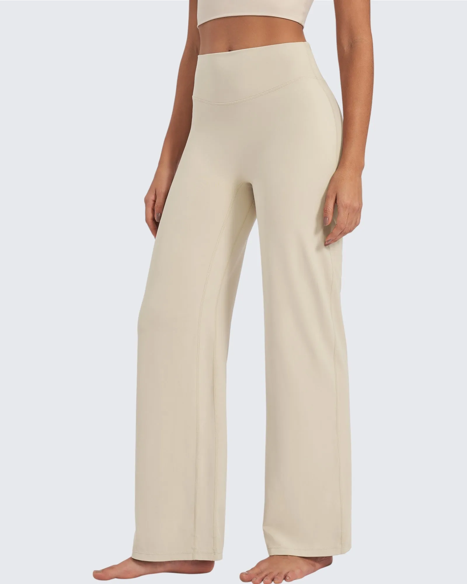 BareFeel Wide Leg High-Waisted Pants Regular sold by G4free