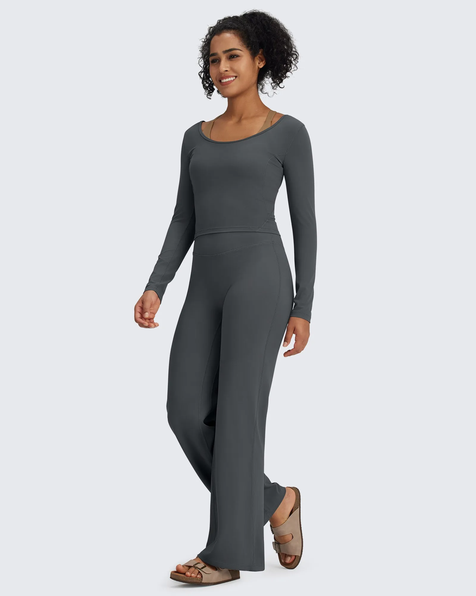 BareFeel Wide Leg High-Waisted Pants Regular sold by G4free product image thumbnail 3