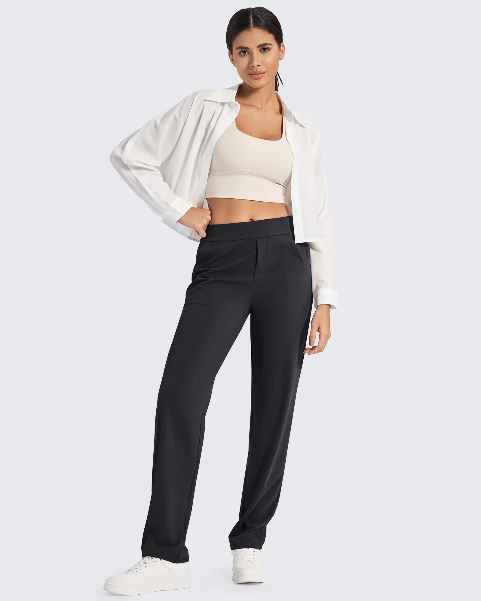 ShiftReady Straight Leg Yoga Work Pants sold by G4free product image thumbnail 3
