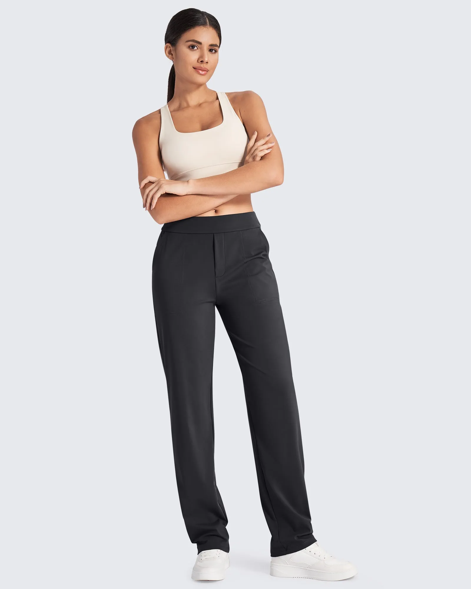 ShiftReady Straight Leg Yoga Work Pants sold by G4free product image thumbnail 4