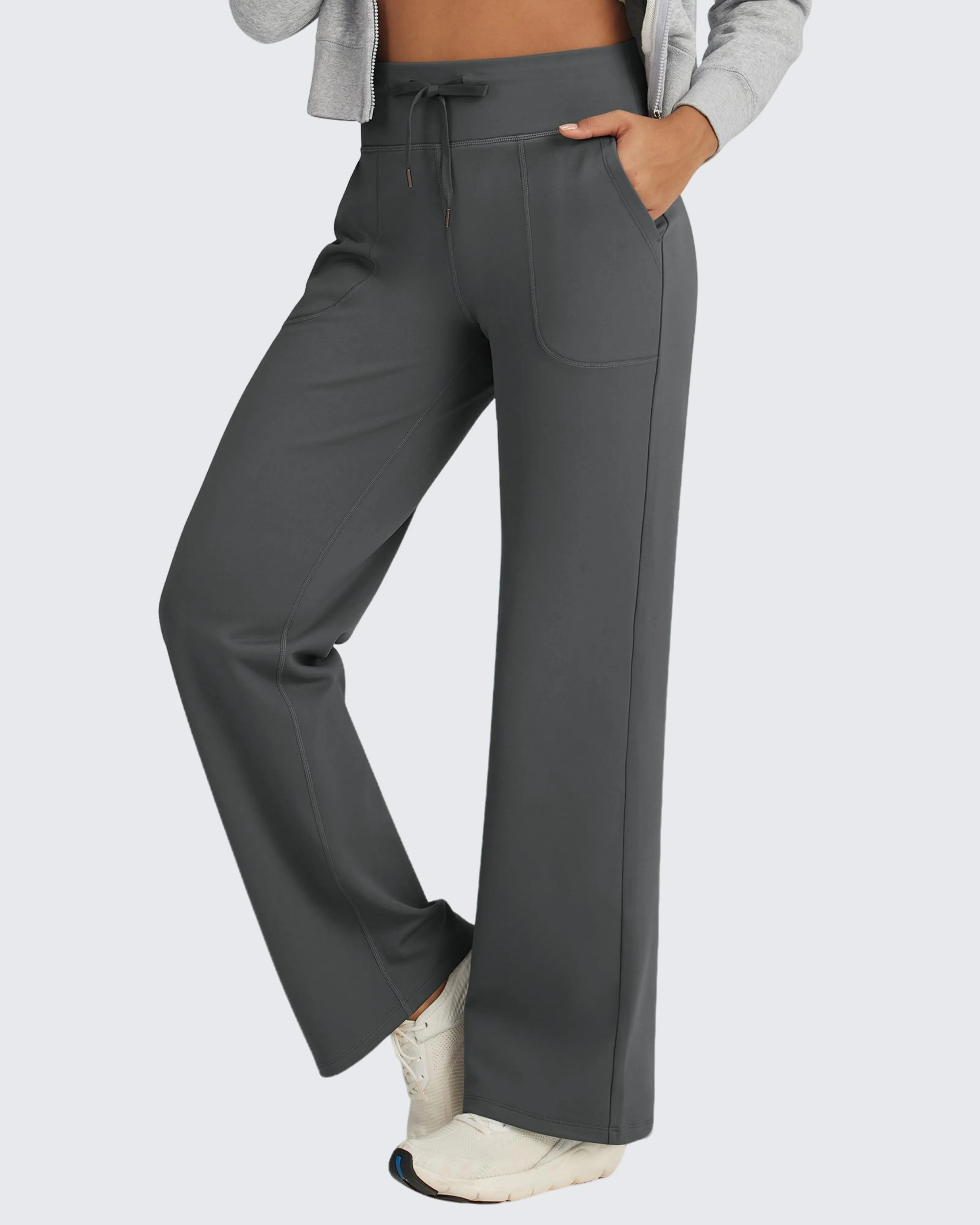 EverGoing Fleece Lined High-Waist Drawstring Pants sold by G4free product image thumbnail 3