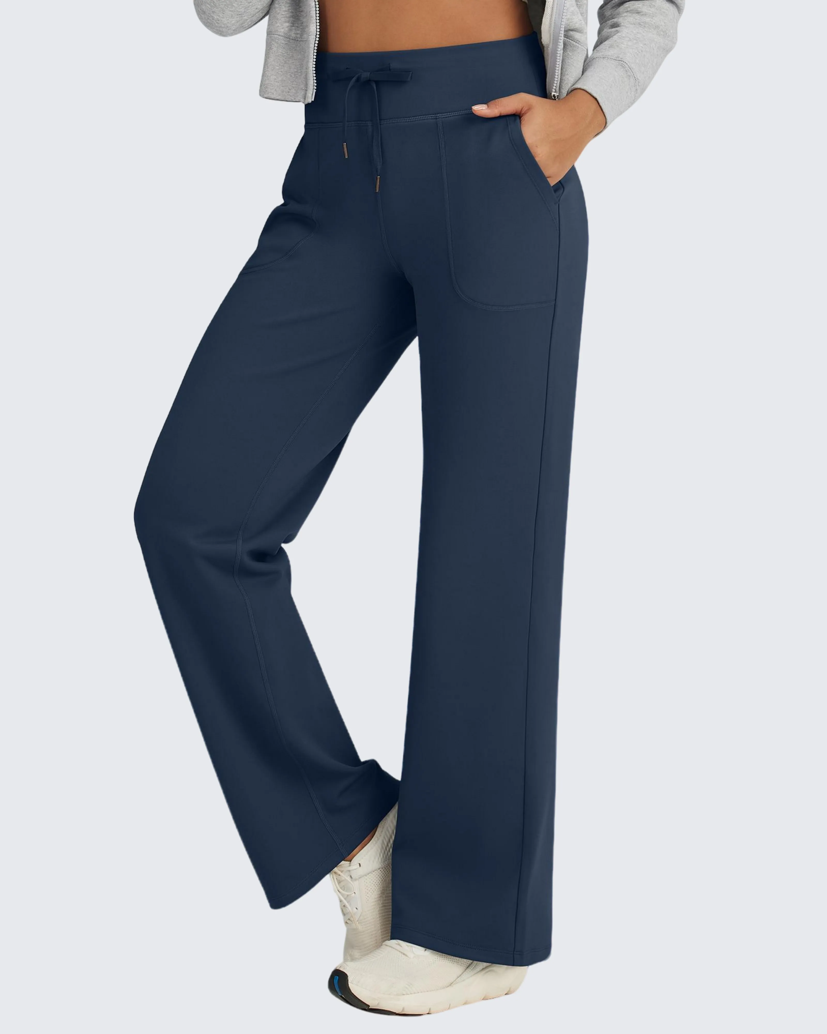 EverGoing Fleece Lined High-Waist Drawstring Pants sold by G4free product image thumbnail 4