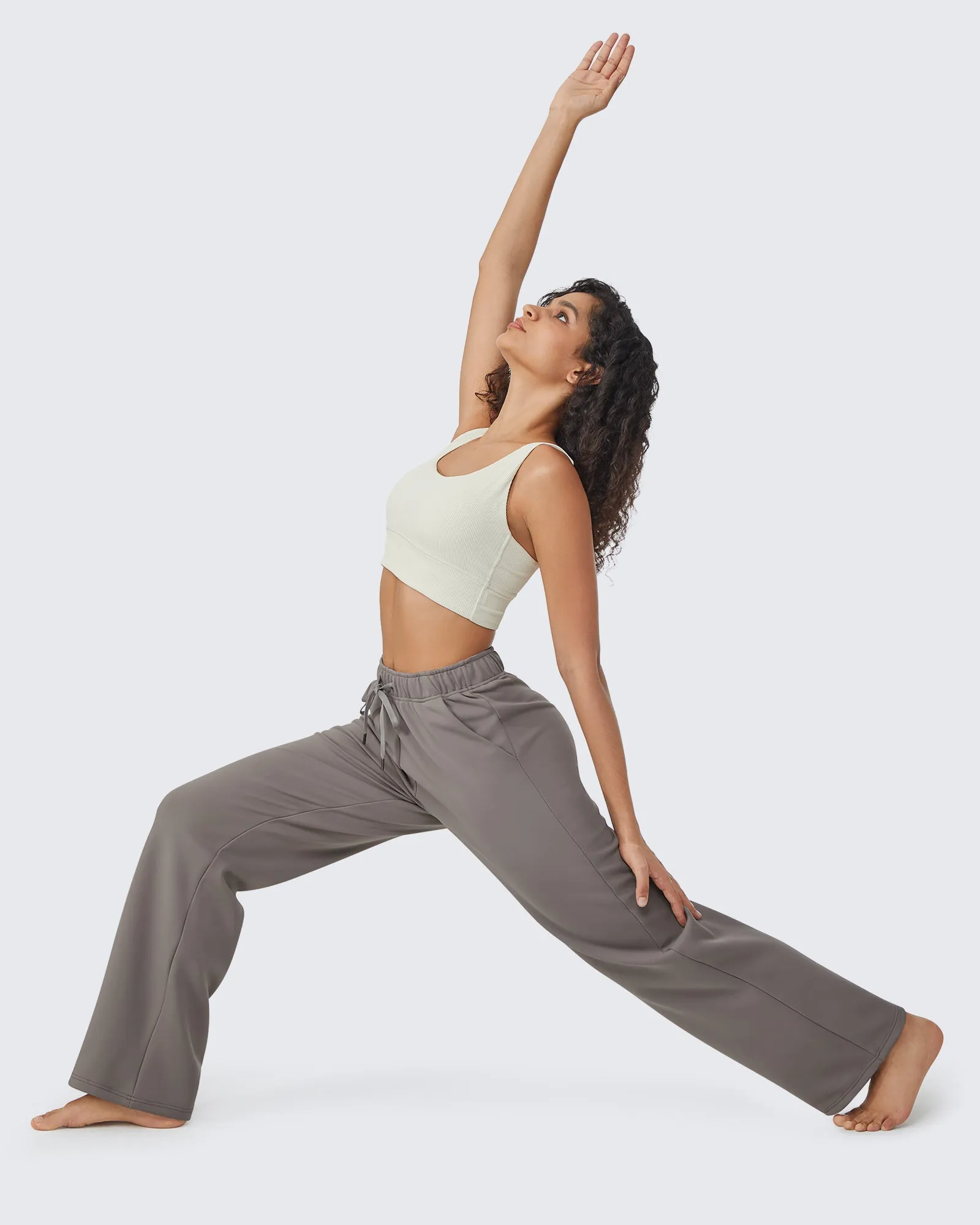 Loose Fleece Lined Drawstring Mid-Waist Casual Pants sold by G4free product image thumbnail 5