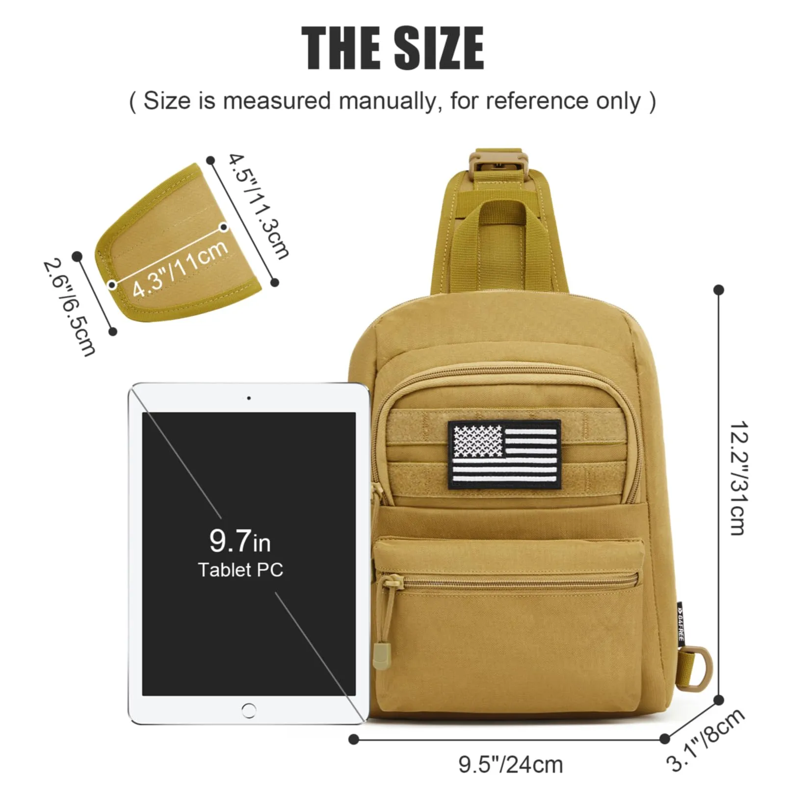 G4Free Tactical Military Rover Shoulder Sling Pack sold by G4free product image thumbnail 4