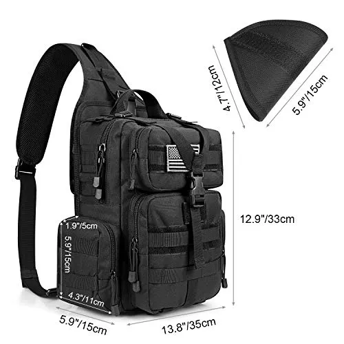 G4Free Tactical EDC Sling Bag Backpack with Pistol Holster sold by G4free product image thumbnail 2
